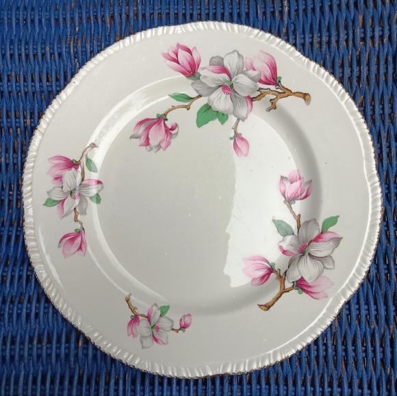 1950s Homer Laughlin Dogwood/Apple Blossom Liberty Dinner Plate 10" - Picture 2 of 4